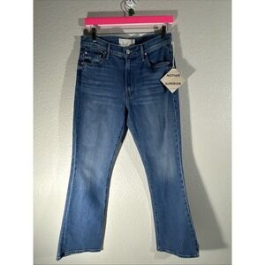 NWT $268 MOTHER Superior The Outsider‎ Flood Jeans Field Trip 30 Cropped Bootcut